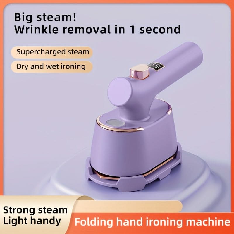 Portable Handheld Steam Iron – 40W Compact Wrinkle Remover for Travel