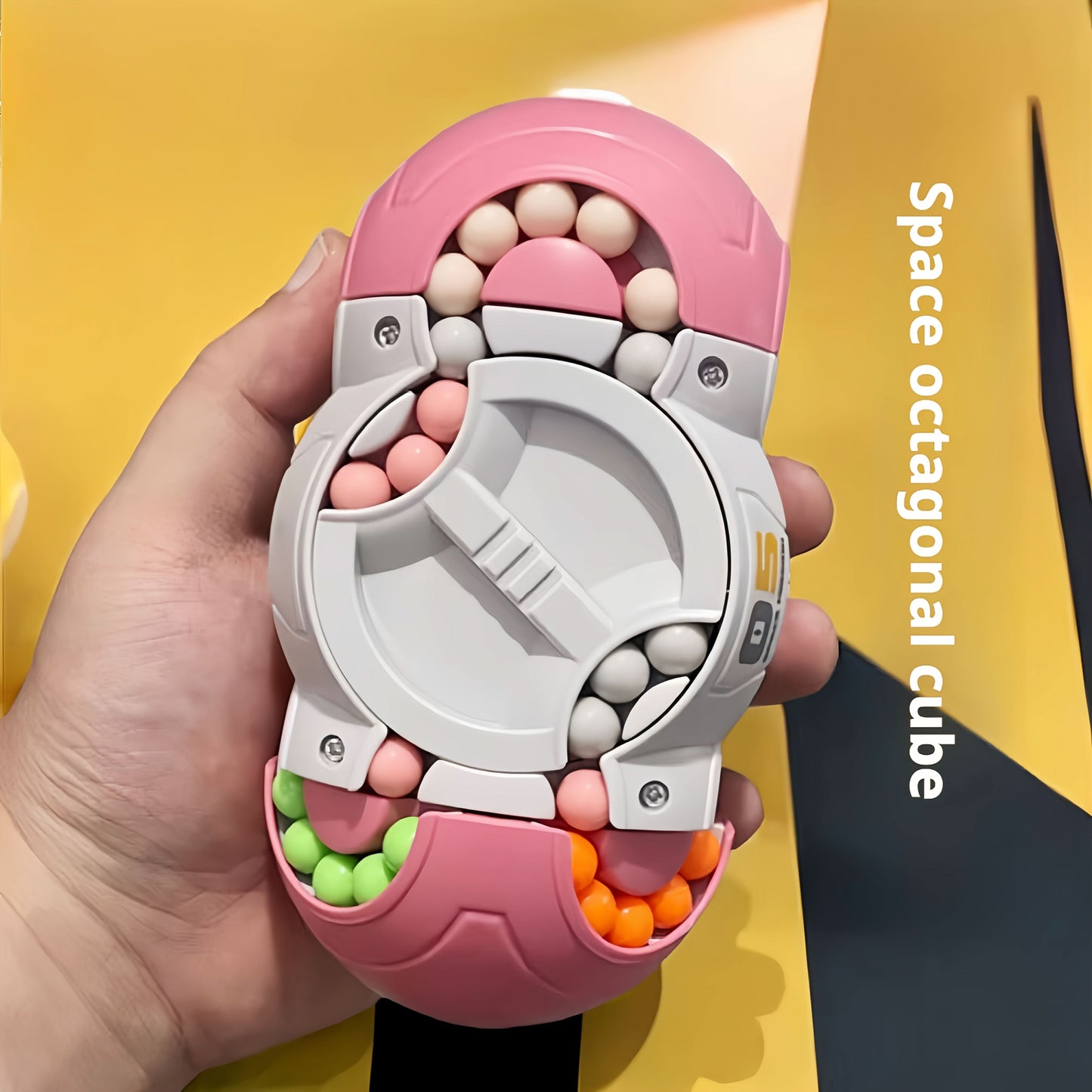 Magic Beans Stress Relief Toy – 3D Multifaceted Fingertip Cube Puzzle for Kids & Toddlers