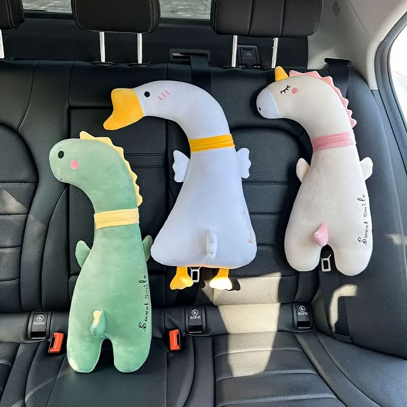 Soft Unicorn & Dinosaur Car Seat Belt Covers for Enhanced Safety