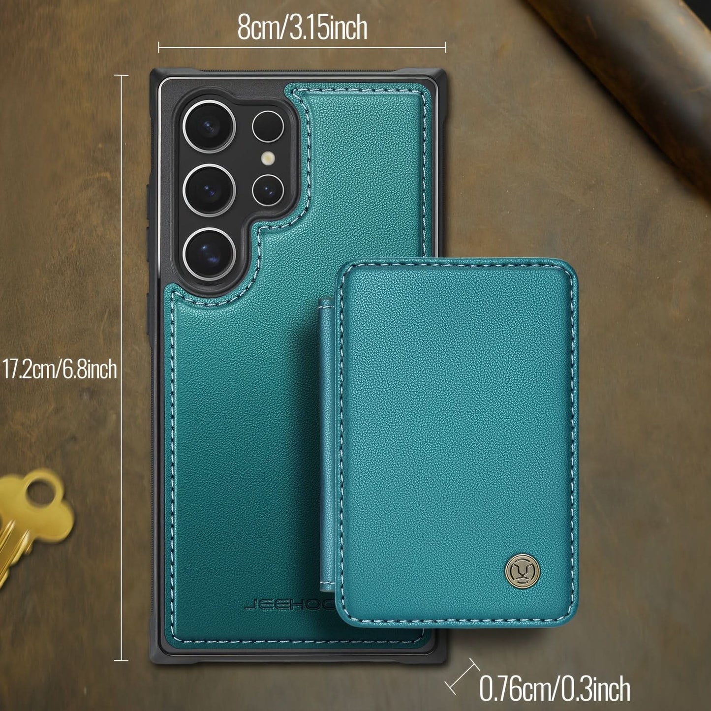 2-in-1 Detachable Wallet Case for Galaxy