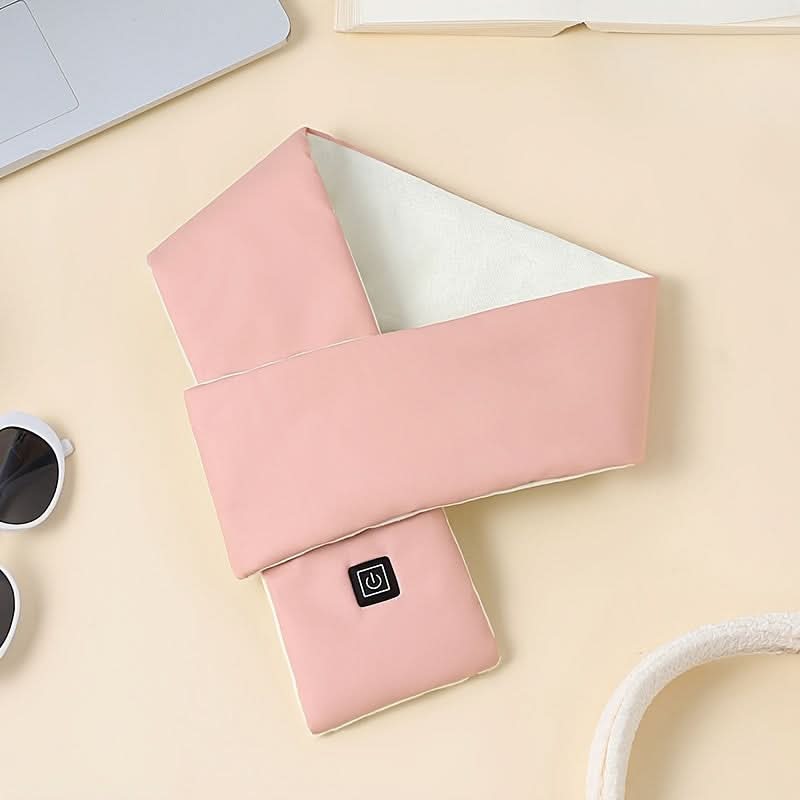 USB Heated Cotton Blend Scarf for Winter