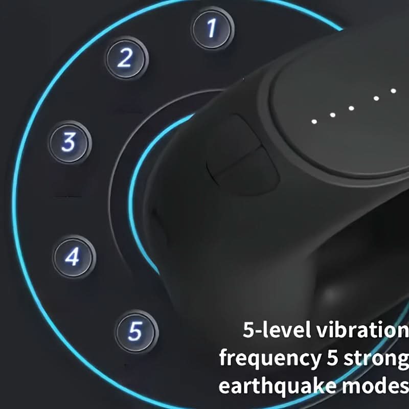 Upgraded Handheld Massage Ring – 5 Modes & Frequencies for Muscle Relaxation