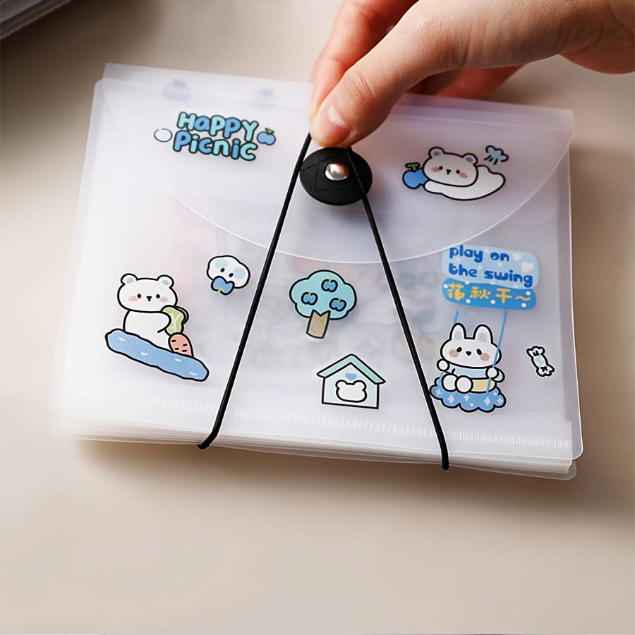 A6 Accordion File Organizer