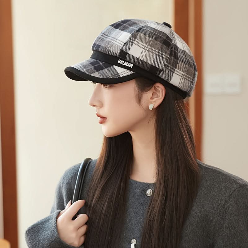 Women’s Retro Wool Beret – Fall/Winter Painter Hat, Stylish Gift