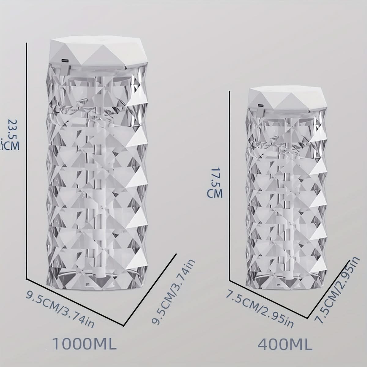 Crystal Clear USB Humidifier & Night Light