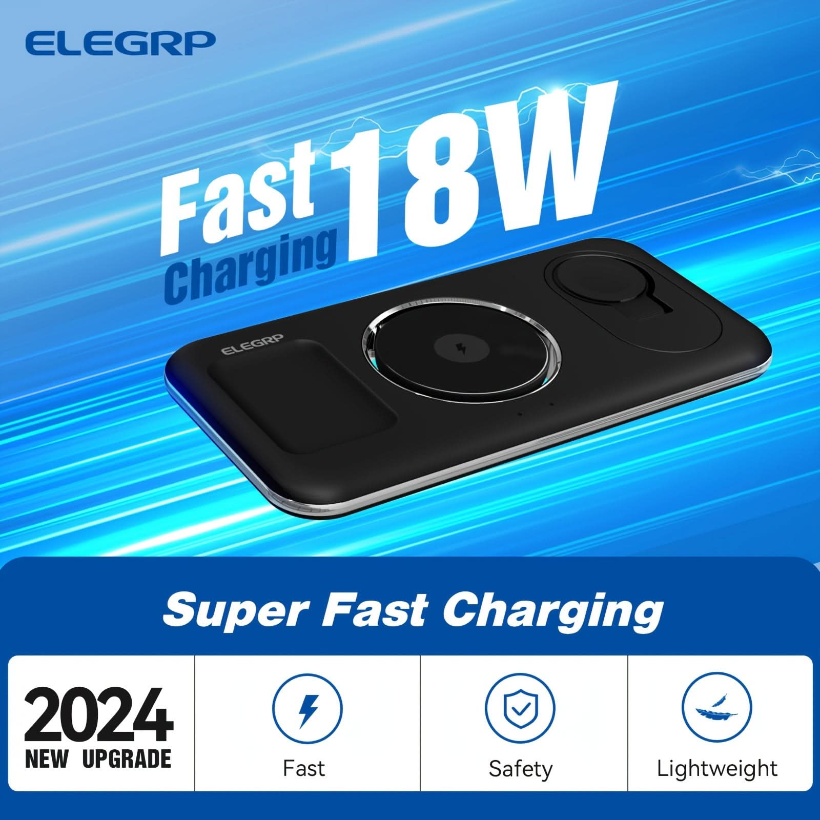 3-in-1 MagSafe Wireless Charging Station for Apple Devices