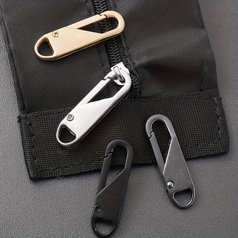 4-Pack Black Zipper Pull Replacement Set