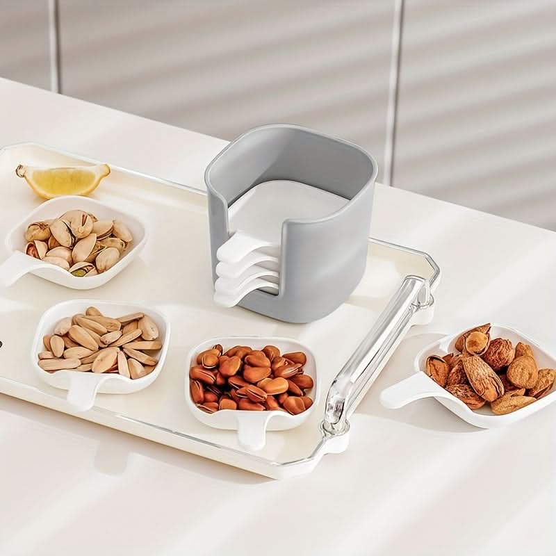 7-Piece Plastic Dipping Sauce Dish Set
