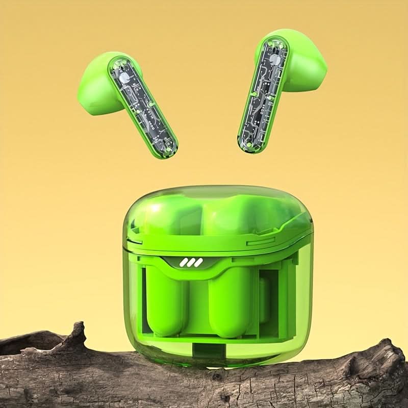 TWS Mini In-Ear Earbuds, Wireless BT 5.3, Transparent Design