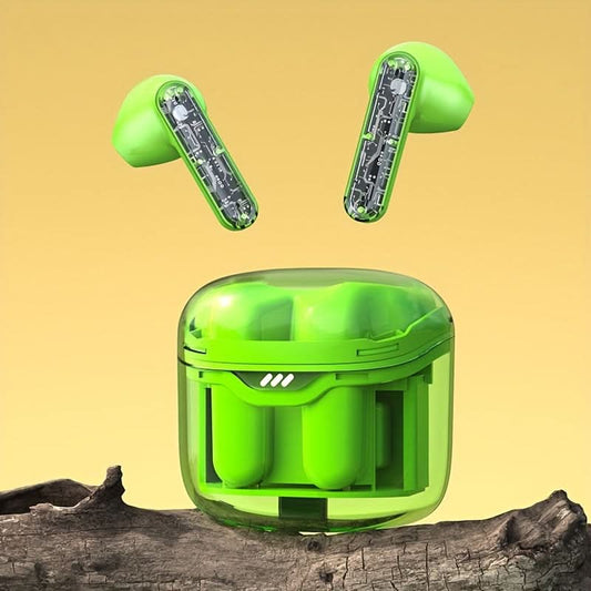 TWS Mini In-Ear Earbuds, Wireless BT 5.3, Transparent Design