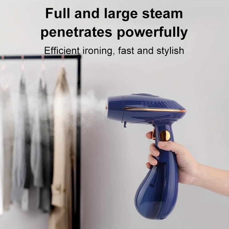 Portable 1500W Garment Steamer - Quick Wrinkle Removal & Travel-Ready