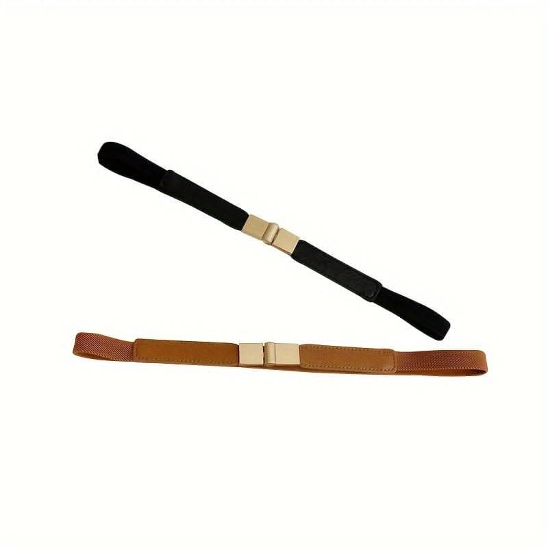 Golden Classic Stretch Waistband Cinch Belt