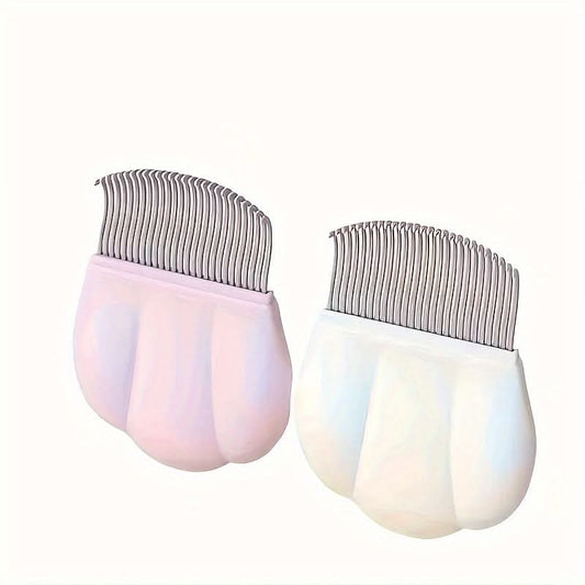 2-Pack Shell Comb for Cat Hair Removal