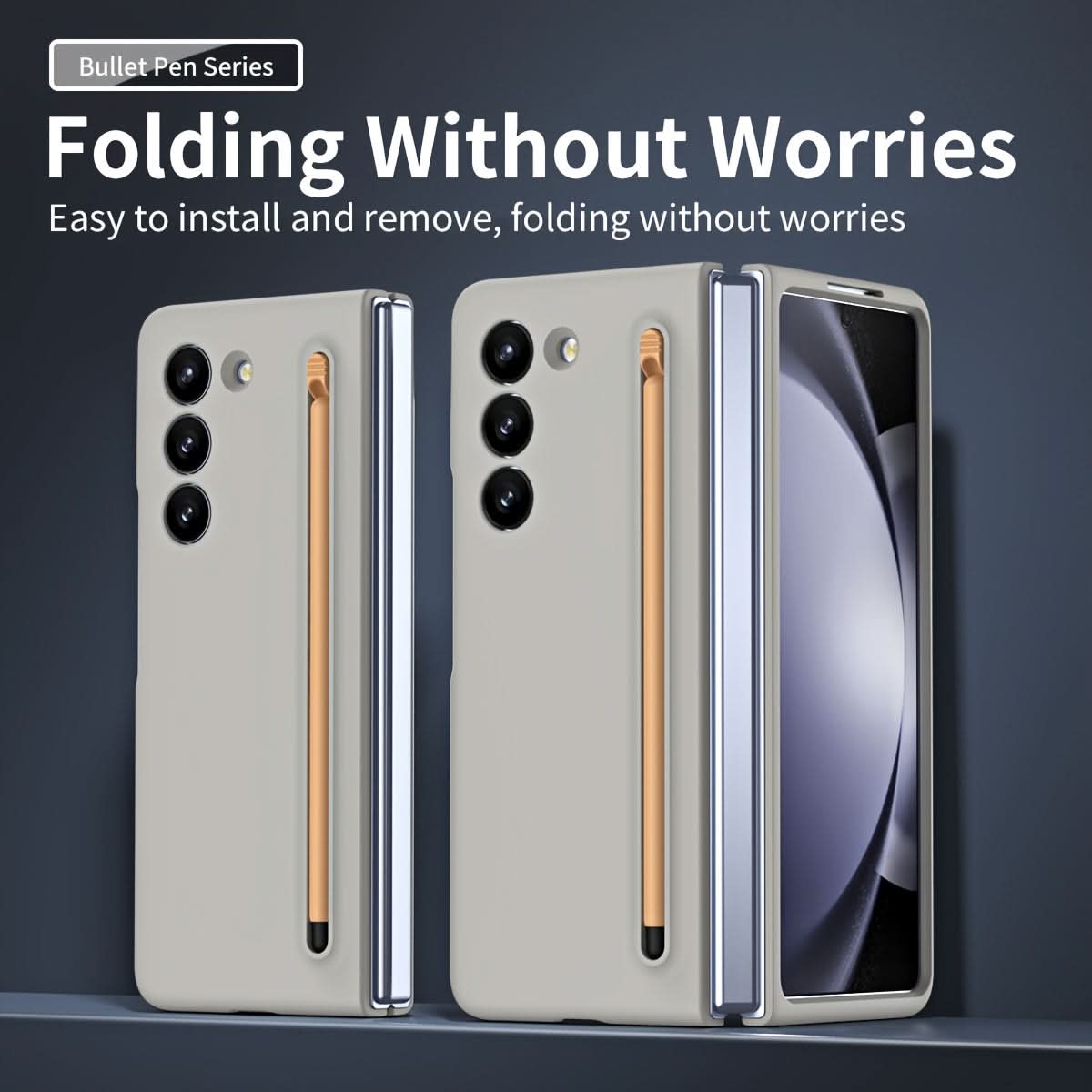 Samsung Galaxy Z Fold 5 Slim Case with Built-in S Pen Slot