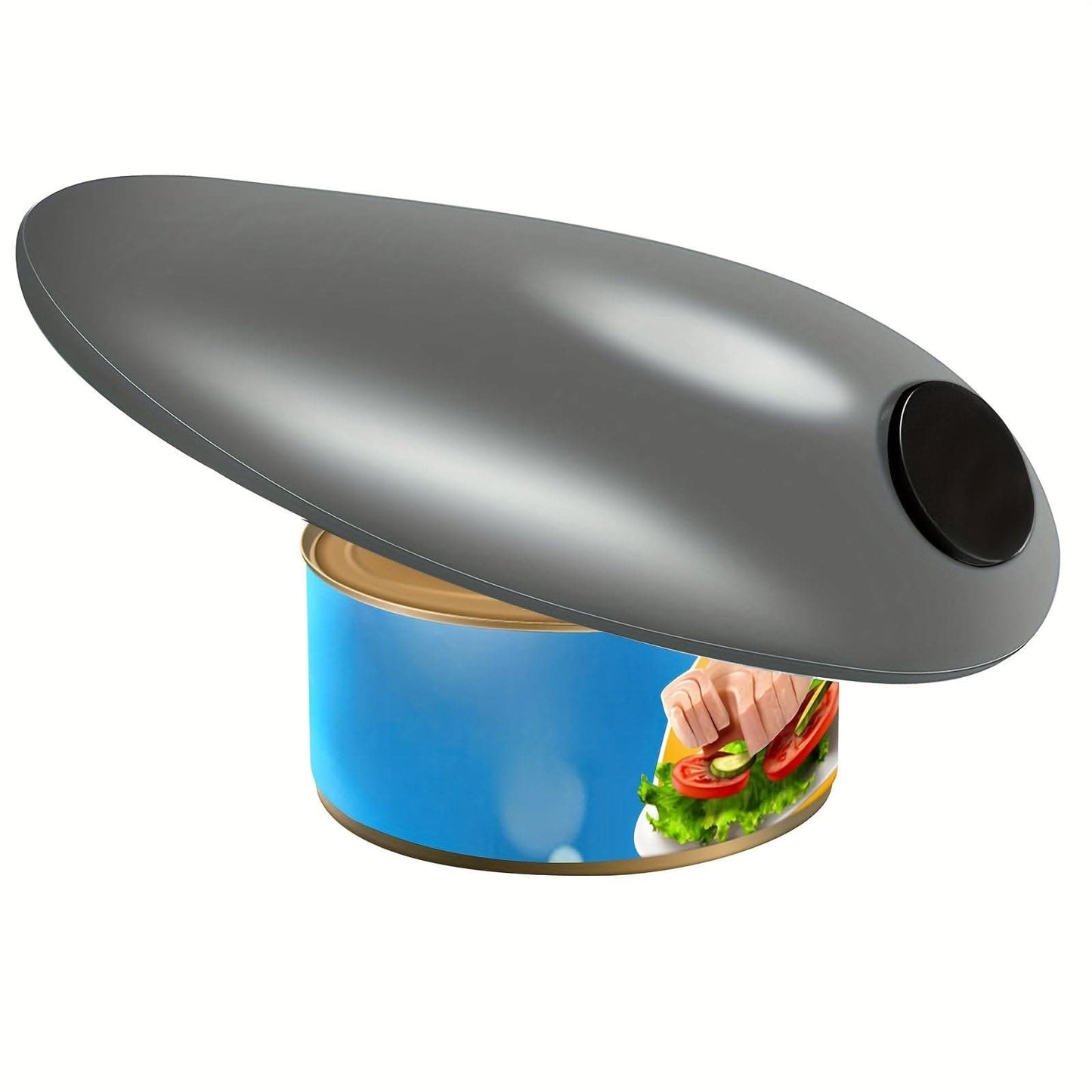 Electric Can Opener – Automatic, Smooth Edge, Battery-Operated
