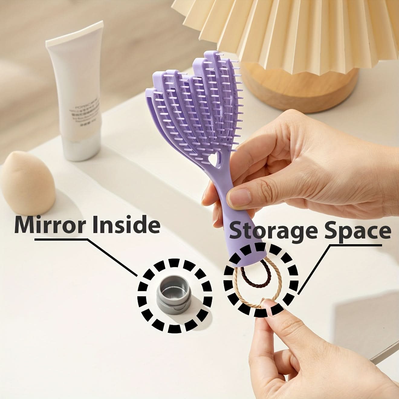 Massage Hair Comb – Scalp Massager & Detangler