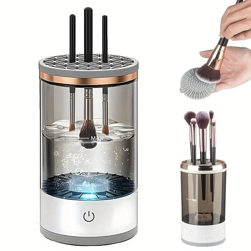 Electric Makeup Brush Cleaner - Automatic Spinning Cosmetic Tool