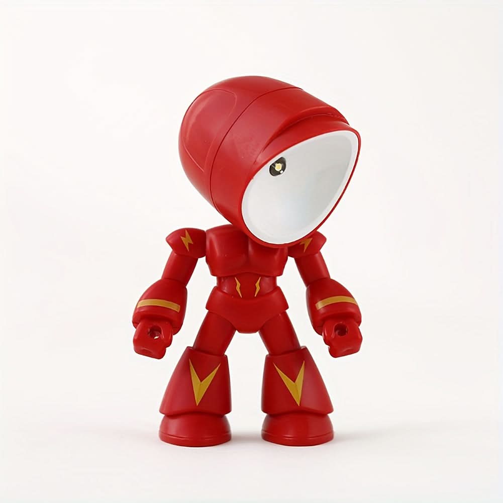 Robot Night Light – LED Desk Lamp, Cute Cartoon Design