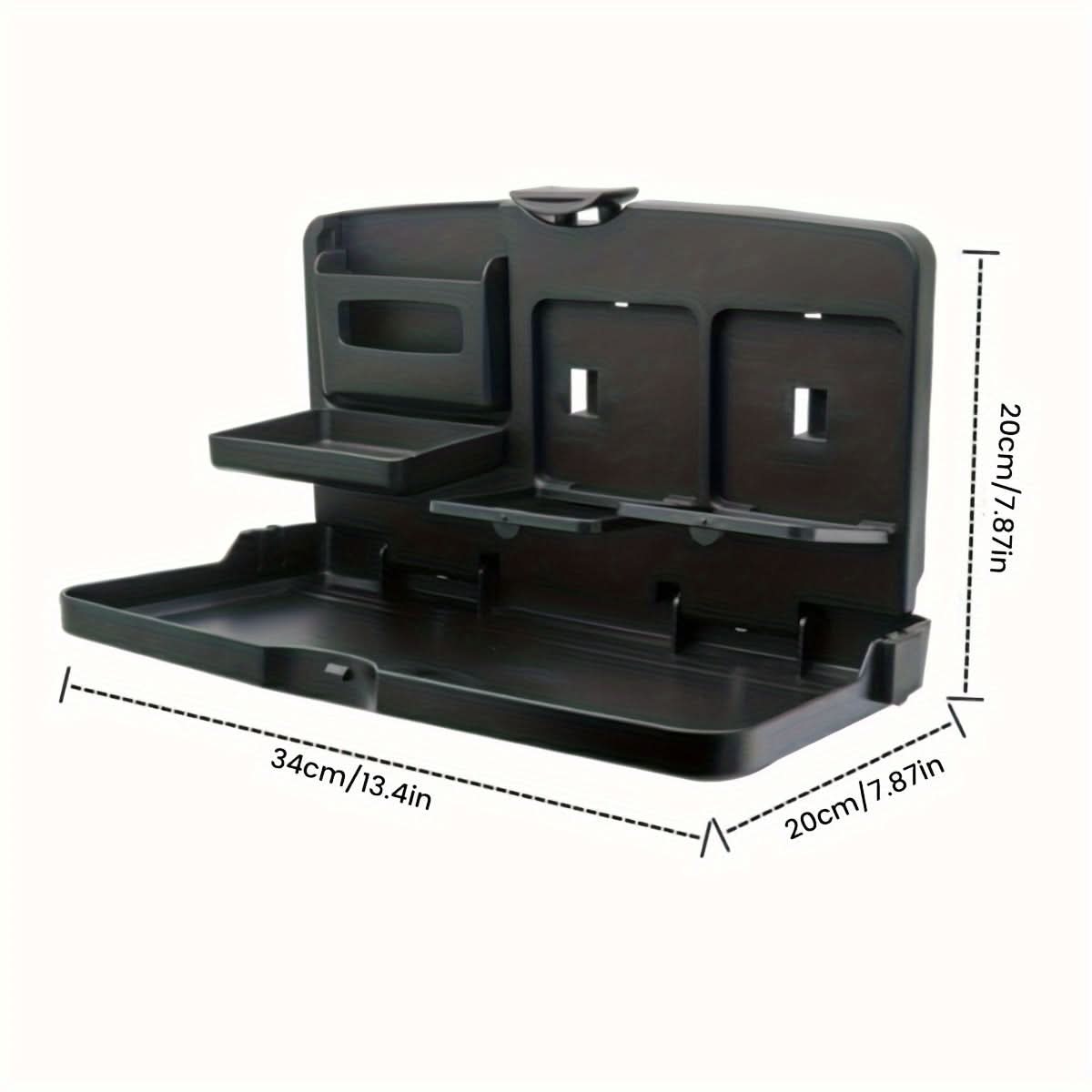 Car Backseat Organizer & Foldable Dining Tray – Space-Saving Meal Tray