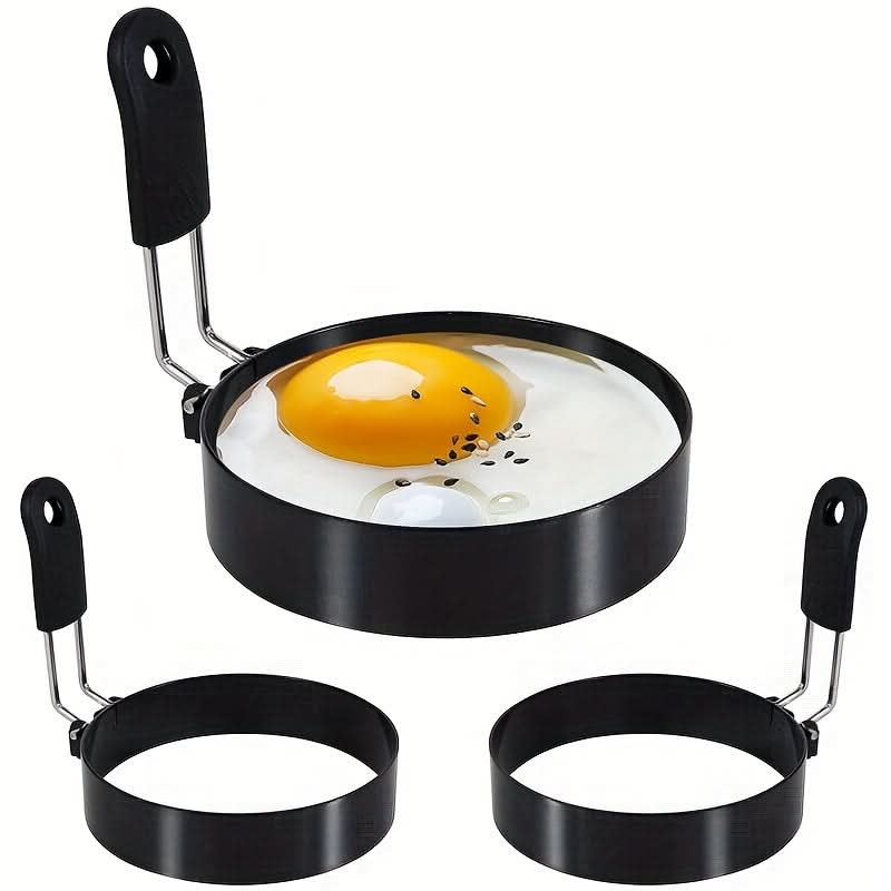 Stainless Steel Egg & Pancake Rings - 2 Pack