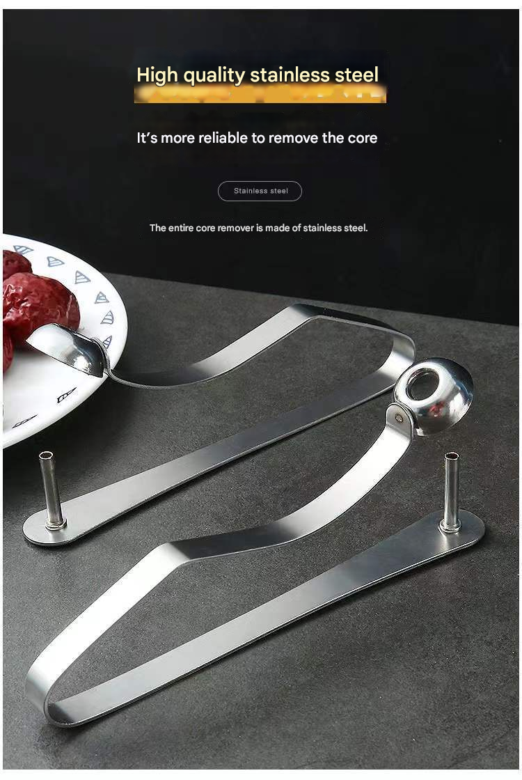Cherry Pitter & Jujube Seed Remover – Multi-Functional Fruit Corer Tool for Jujube, Hawthorn & Small Fruits