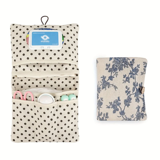 Portable Diaper Bag for Babies – Durable Polyester Travel Organizer