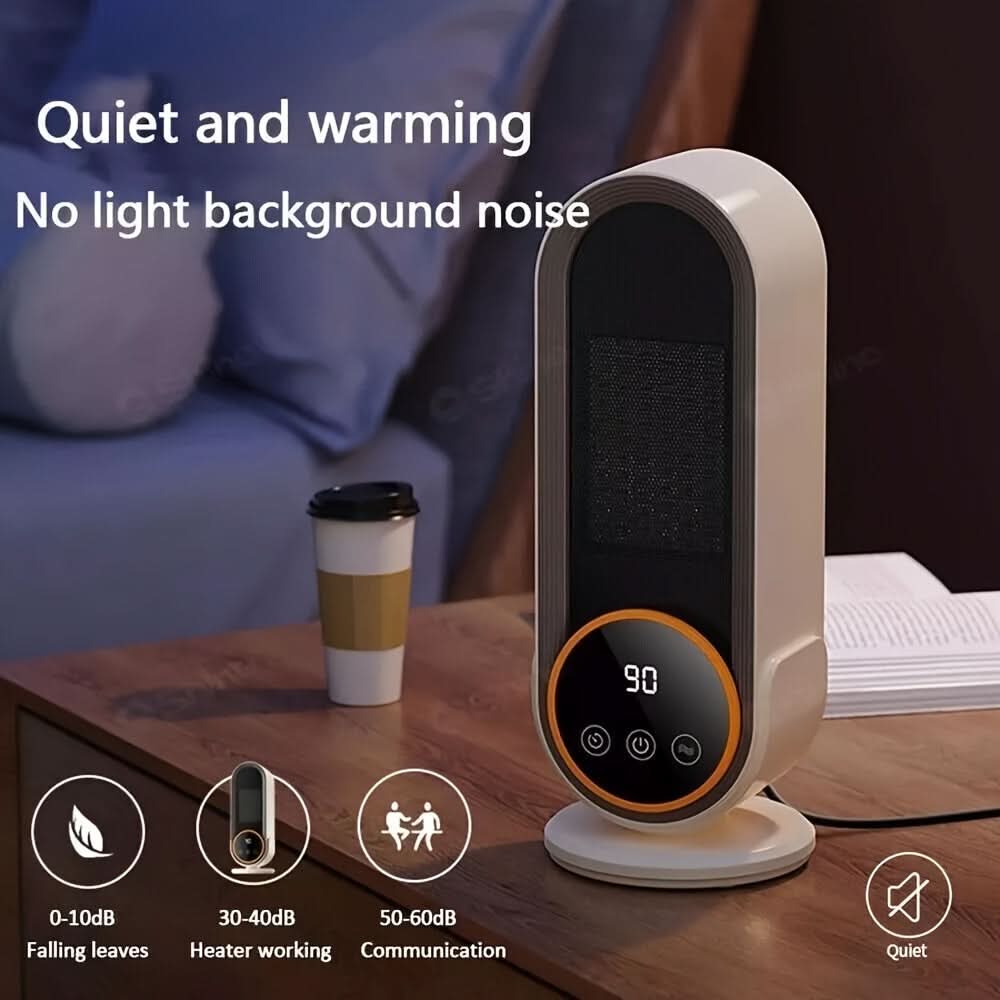 1200W Portable Electric Space Heater – Touch Screen with Remote