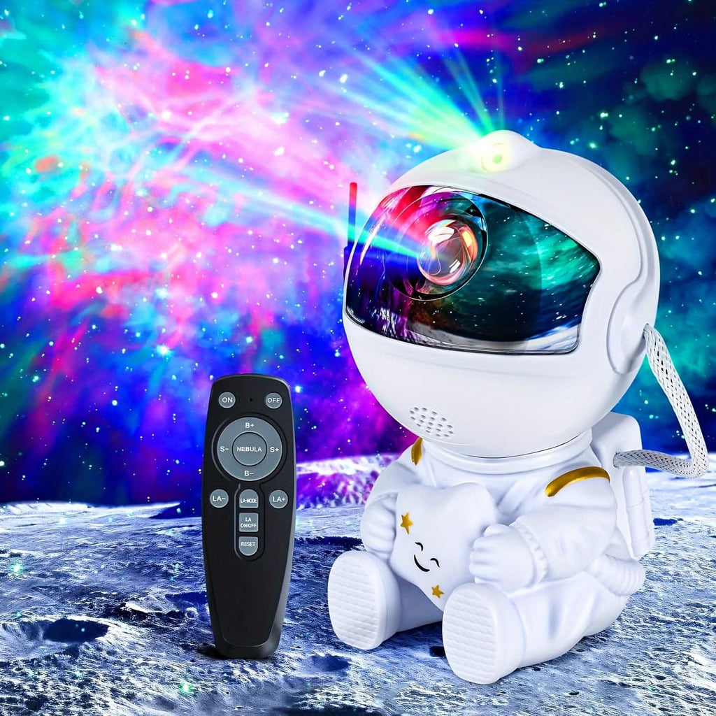 Remote-Control LED Star & Nebula Projector Light