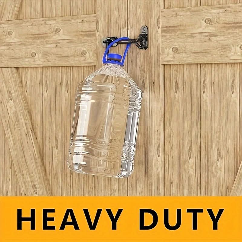 Premium Heavy-Duty Metal Sliding Barn Door Hook Latch