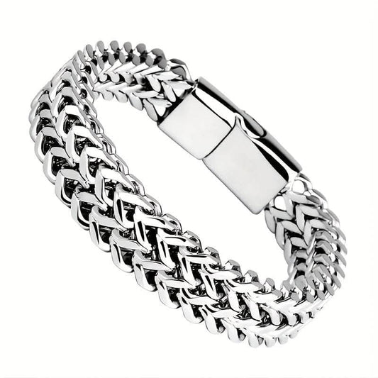 Premium Stainless Steel Braided Bracelet