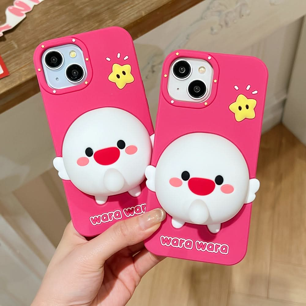 3D Bubble Bird Fun iPhone Case