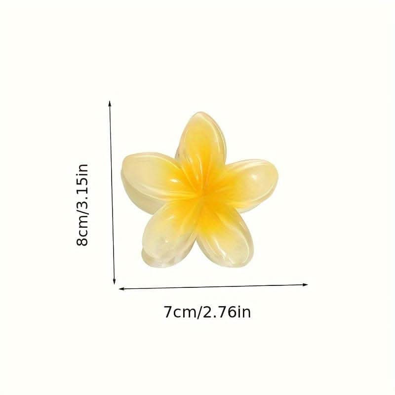 Vibrant Flower Shaped Hair Claw Clip – Trendy & Non-Slip