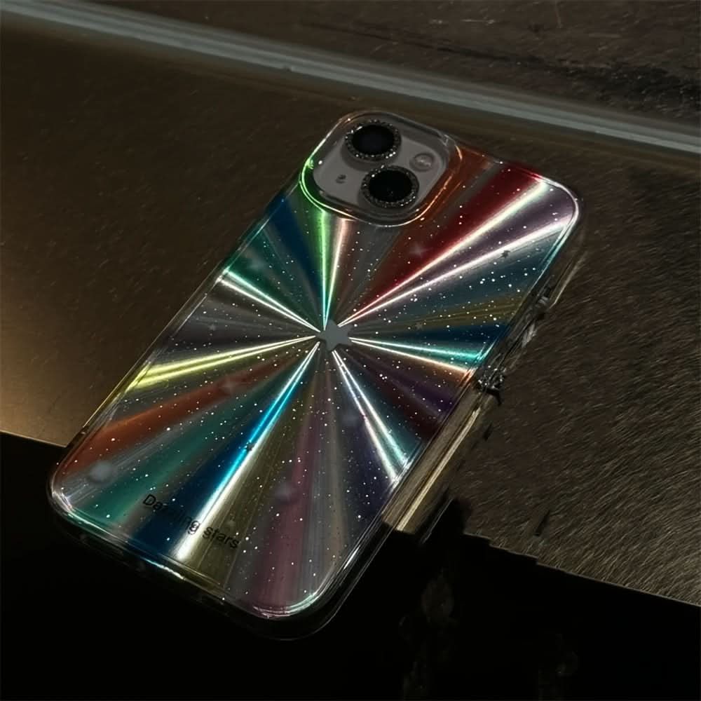 Radiant Glitter Rainbow iPhone Case