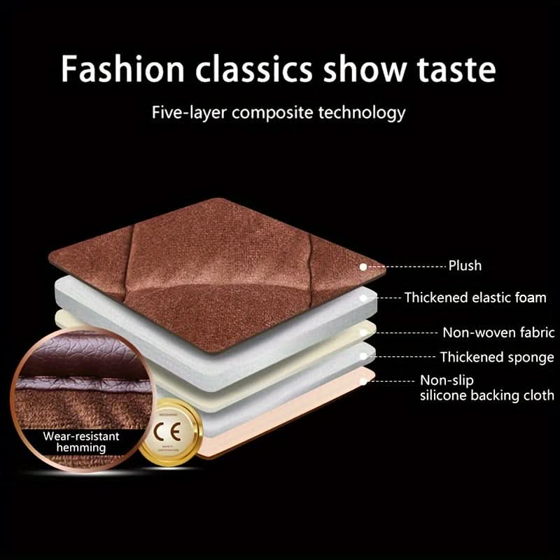 Car Back Seat Cover – Plush Non-Slip Rear Seat Cushion
