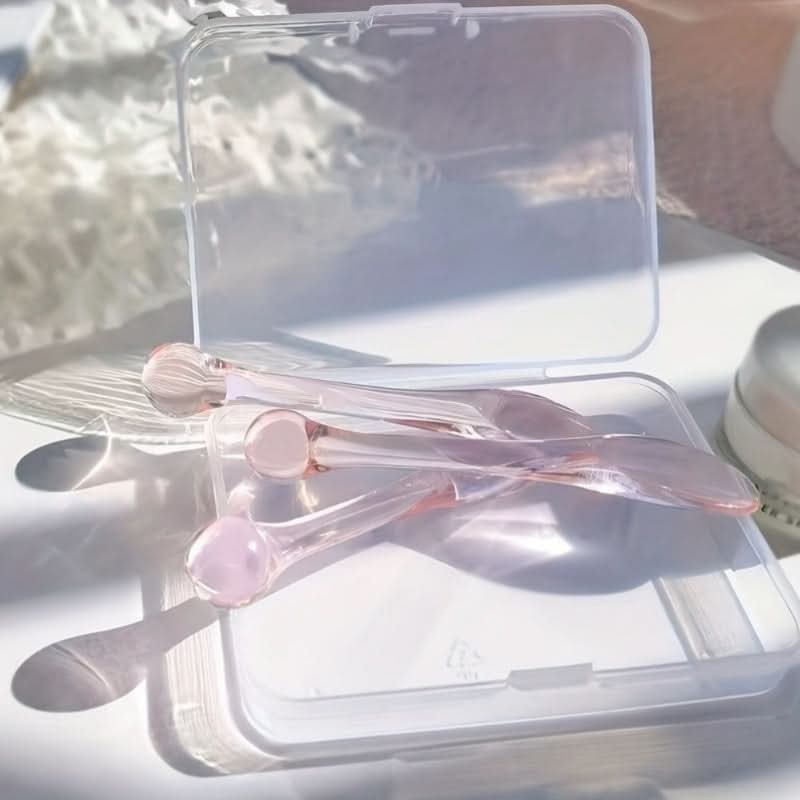 2pcs Cosmetics Scraper & Stirring Spoon Set