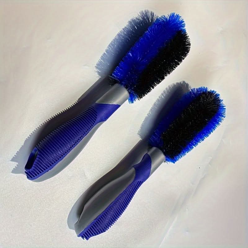 Multi-Surface Tire & Wheel Brush – Soft Grip, No Power Needed