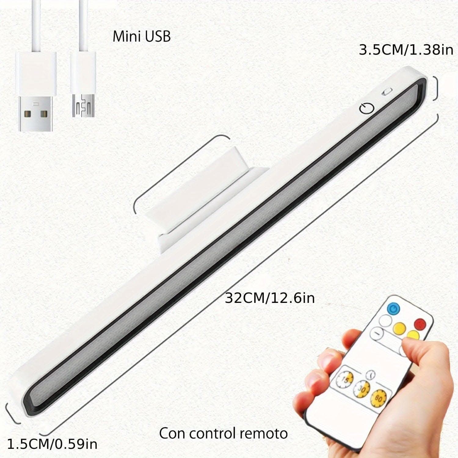 Rechargeable LED Desk Lamp with Adjustable Brightness