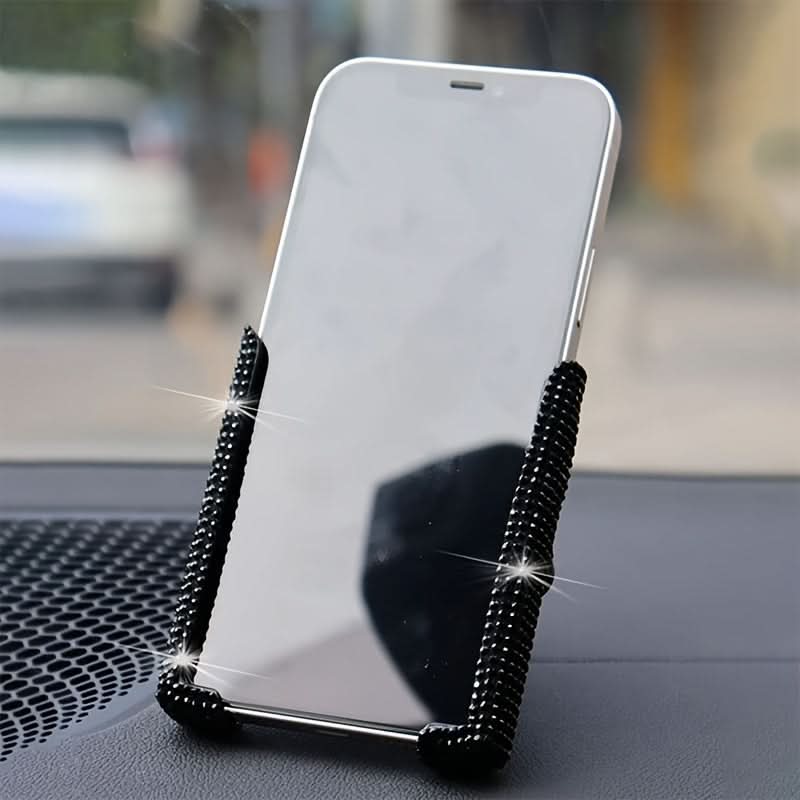 Car Phone Holder with Artificial Diamond