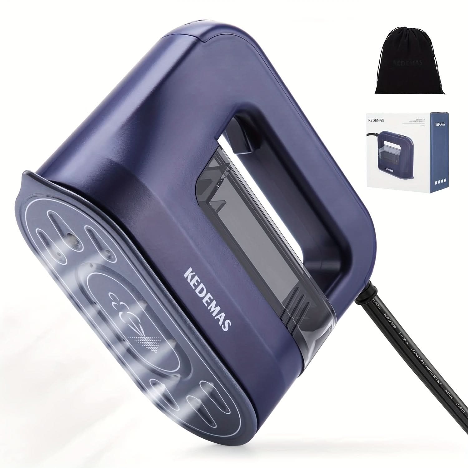 1300W Portable Steamer Iron – 4-in-1 Travel Garment Steamer