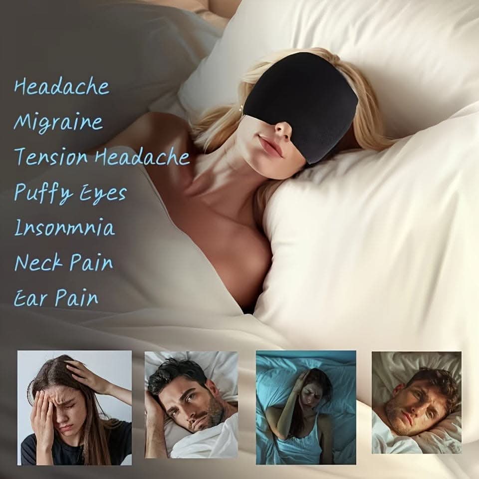 Gel Ice Pack Headache Relief Cap