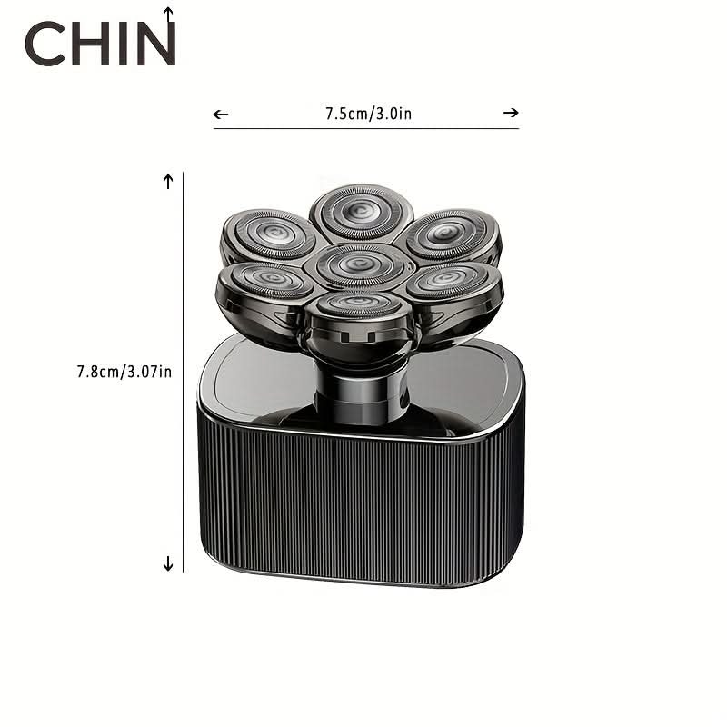 5-in-1 Rechargeable Electric Head Shaver for Men – Wet/Dry Bald Head Grooming Kit
