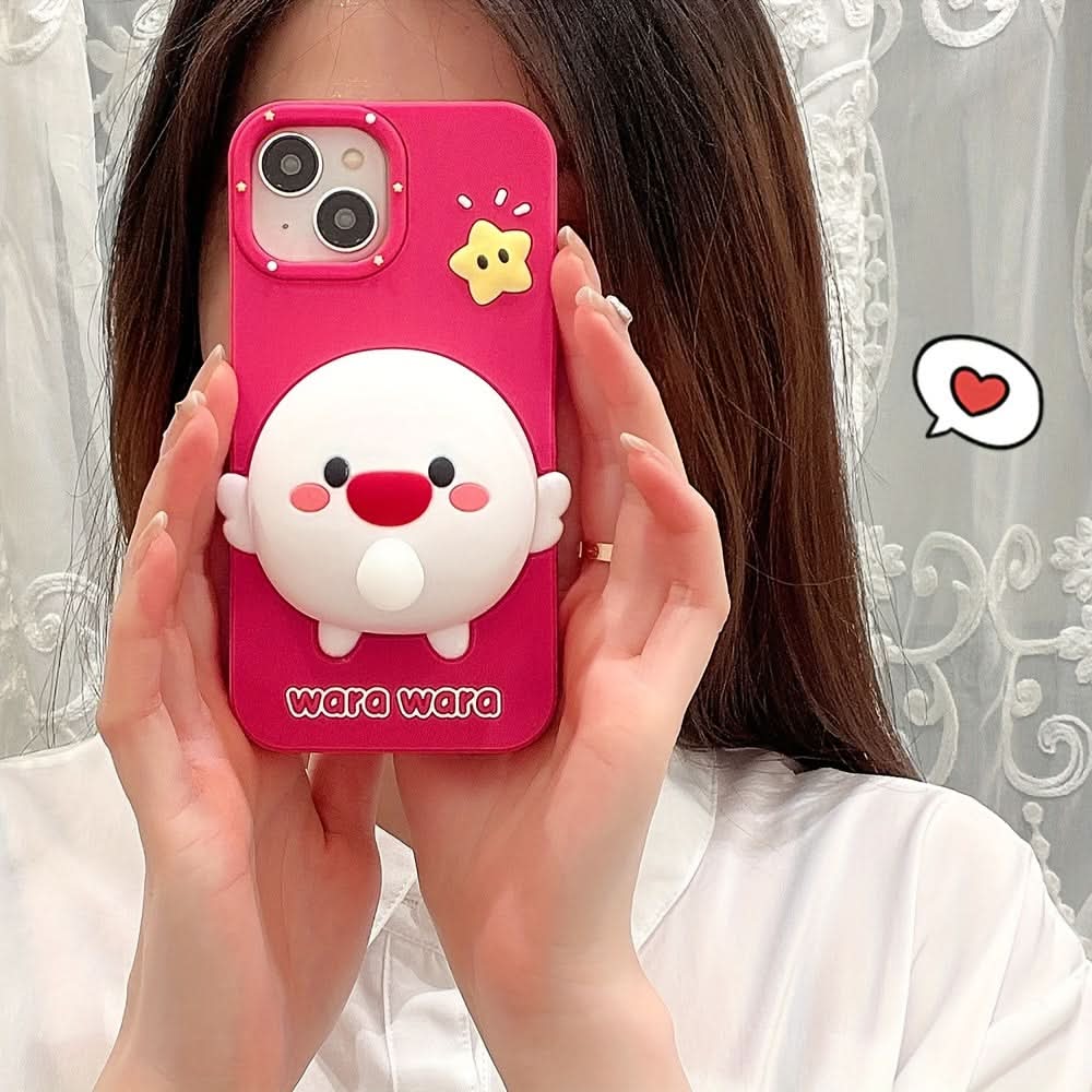 3D Bubble Bird Fun iPhone Case