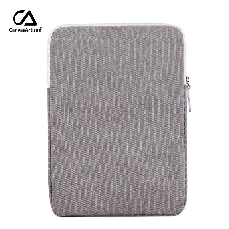 Boho Canvas Laptop Sleeve – Shock-Resistant Ethnic Style Case for MacBook & More (11–15 Inch)