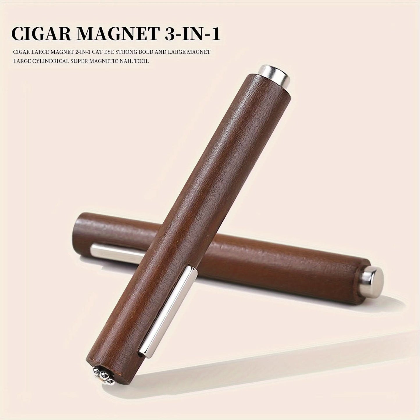 3-in-1 Magnetic Cat Eye Nail Tool - UV Gel Compatible
