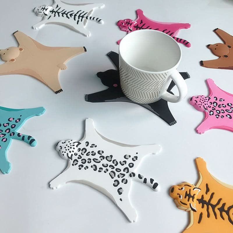 Cute Cartoon Animal Silicone Heat-Resistant Coaster