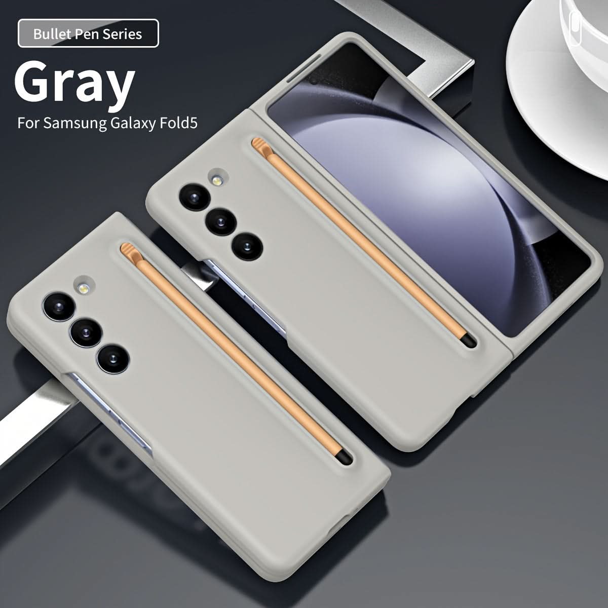 Samsung Galaxy Z Fold 5 Slim Case with Built-in S Pen Slot