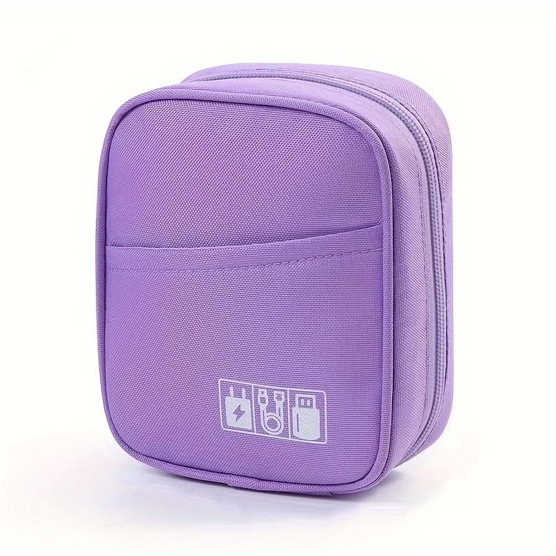 Waterproof Travel Cable Organizer Bag – Portable Storage for Earbuds, USB & Power Bank