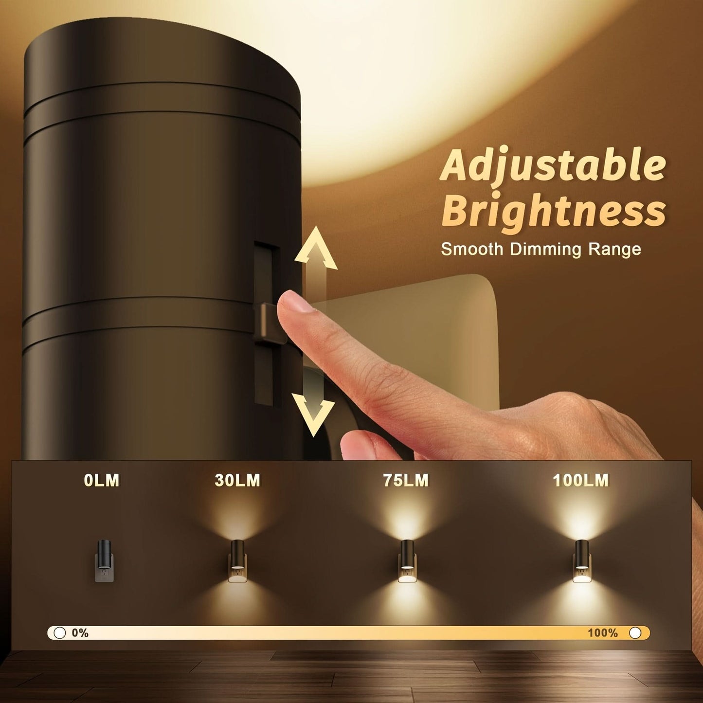 Starry Dusk to Dawn Night Lights, Dimmable