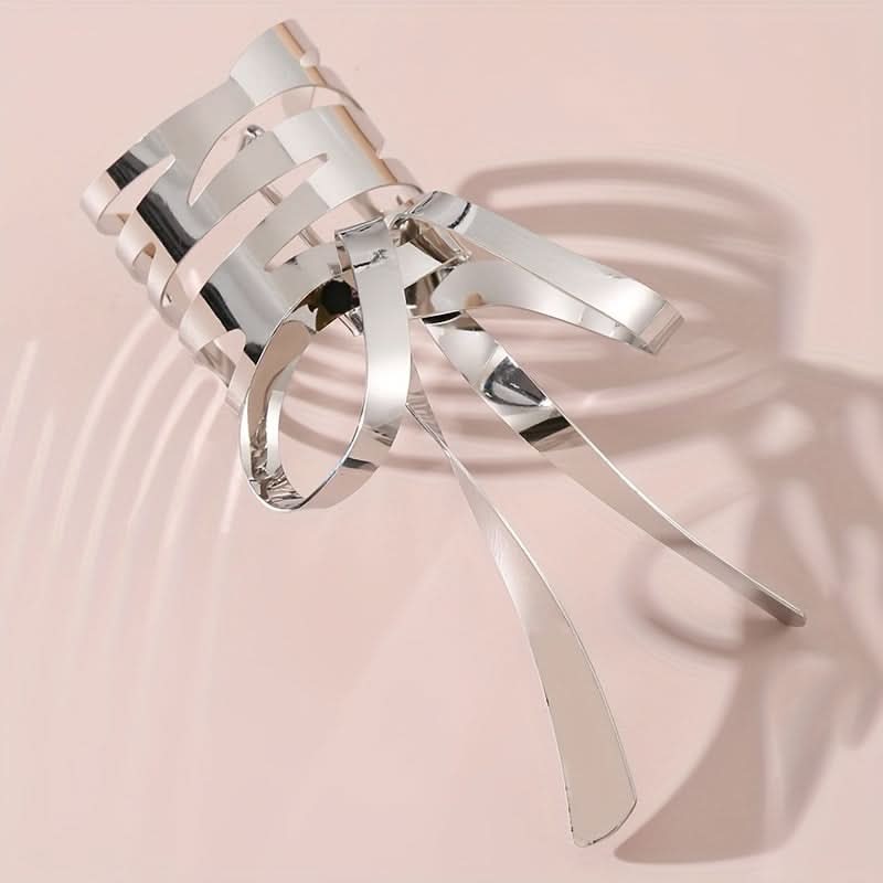 Elegant Bowknot Ribbon Hair Clip for Women