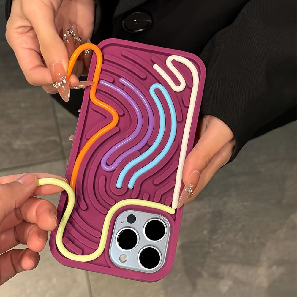 Detachable Puzzle Silicone iPhone Case